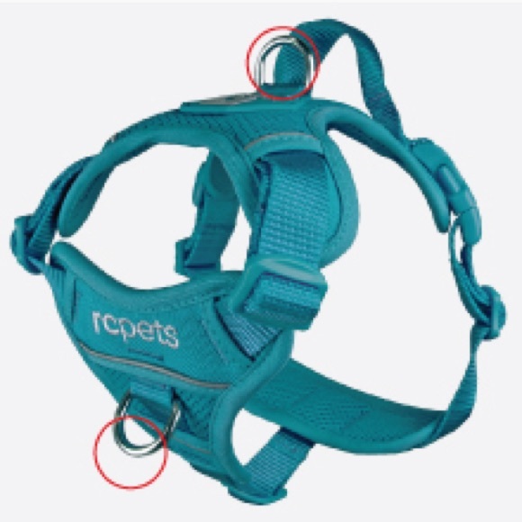 RC Pet Products Momentum Dog Harness Medium Teal - Picture 9 of 9